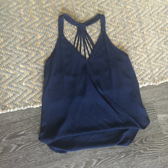 Lily White | Navy Blue Tank Top (M) - Picture 2 of 4